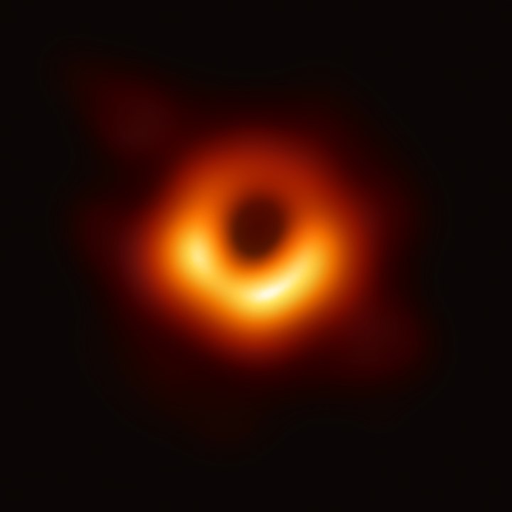 First ever captured image of a black hole