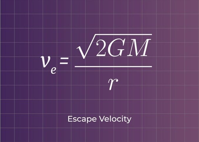 expression for escape velocity