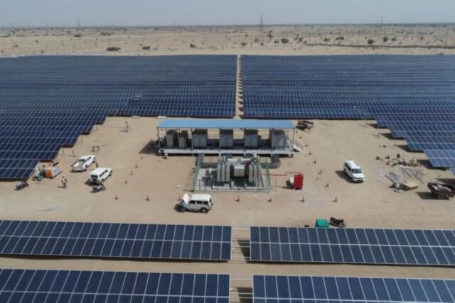 Construction of a Solar Power Plant